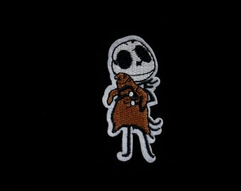 Parche fantasma, parche para Halloween, parche para planchar, parche bordado, parche divertido, parche estético, parche hermoso, aplique