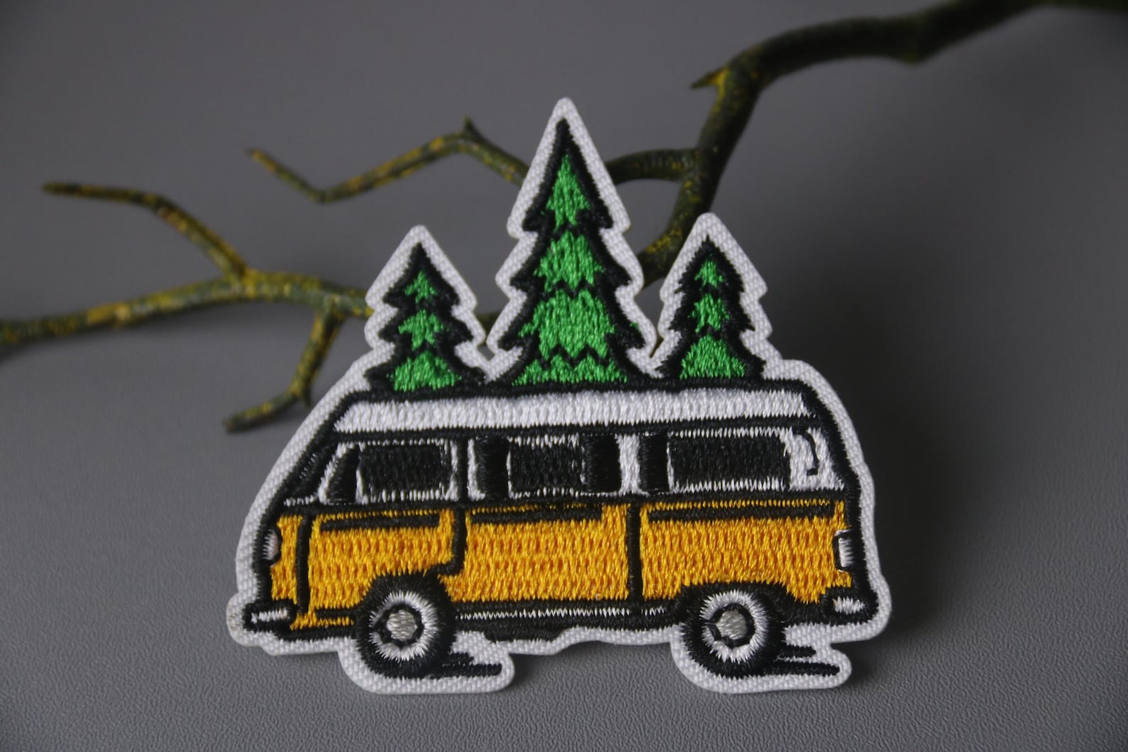 School Bus Patch, School Trip Patch, Outdoor, Iron on Patch, Stick on ...
