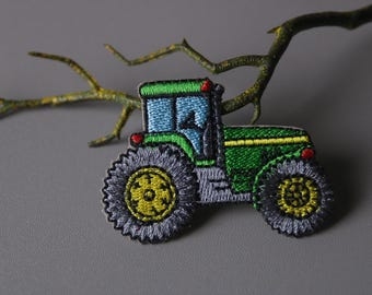 Tractors patch, vehicle patch, iron on patch, stick on patch, embroidered patch, funny patch, aesthetic patch, gorgeous patch