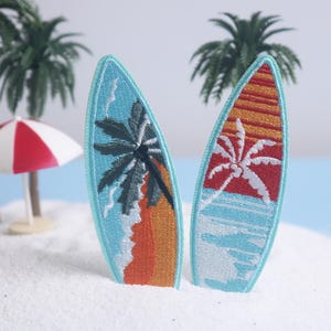 surfboard patch, surfing patch, beach patch, iron on patch, embroidered patch, funny patch, aesthetic patch, gorgeous patch, applique