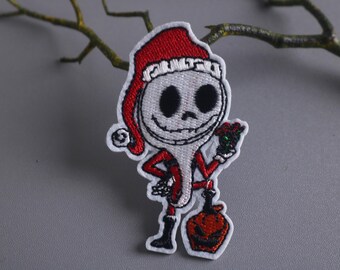 ghost patch, Halloween patch, Christmas patch, iron on patch, embroidered patch, funny patch, aesthetic patch, gorgeous patch, applique