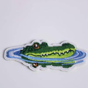 patch de jacaré, patch de crocodilo, patch para passar a ferro, patch bordado, patch engraçado, patch estético, patch lindo, aplique