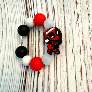 Deadpool Christmas Tumbler Charm