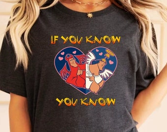 If You Know You Know Shirt, Kronk Angel Devil Shirt, The Emperor's New Groove T-Shirt, Disney T-Shirt, Kronk Lover tee, Perfect Gift