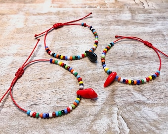 Baby Red String Bracelet: Evil Eye Protection Azabache Charm