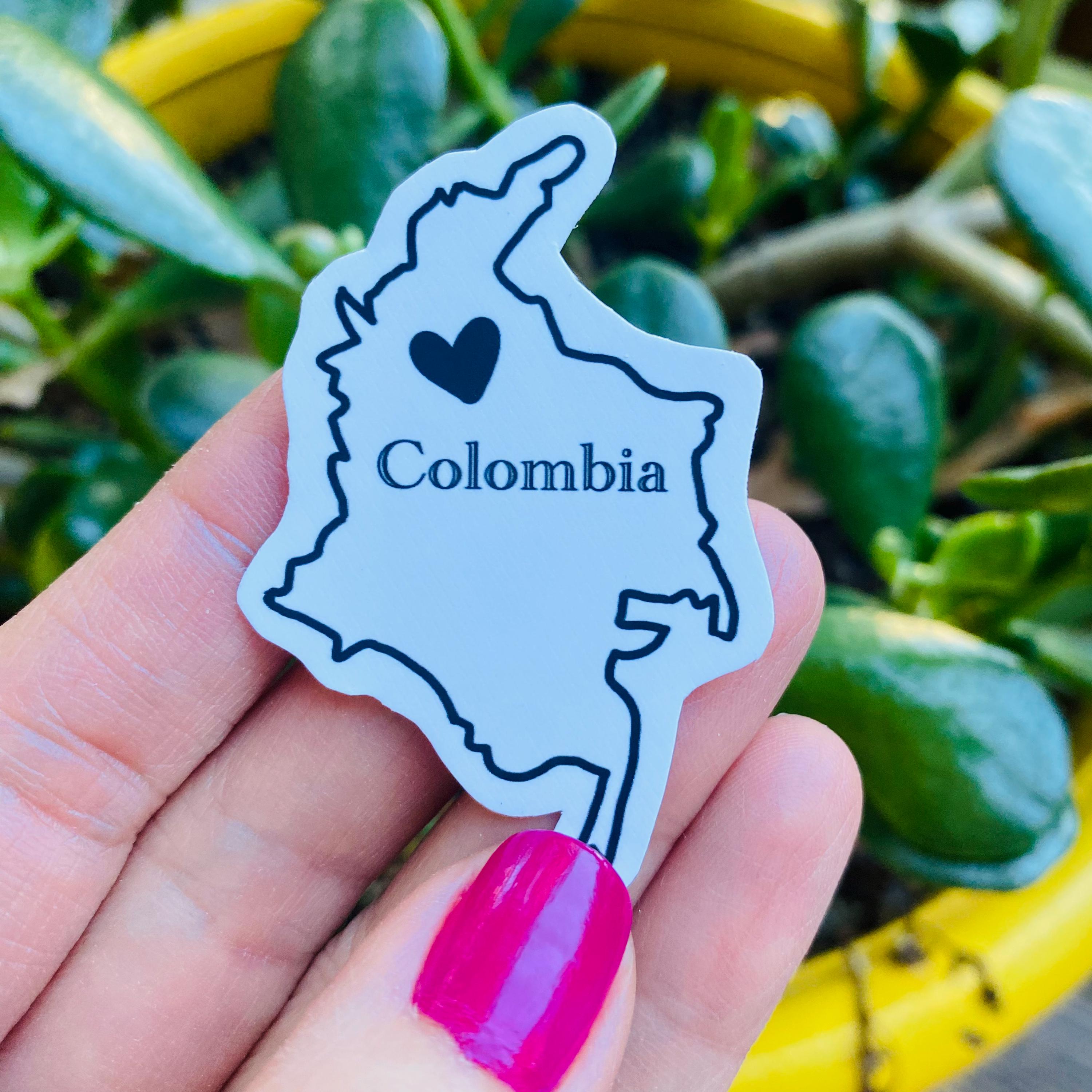 Colombian Pride Sticker Set: Waterproof Vinyl Decals - Etsy