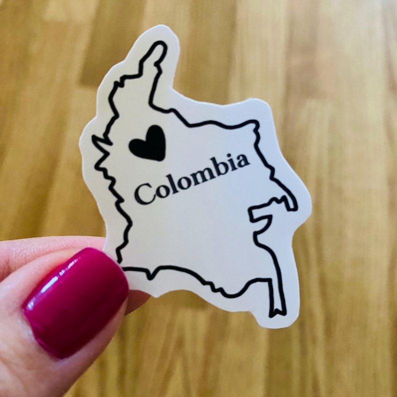 Colombian Pride Sticker Set: Waterproof Vinyl Decals - Etsy