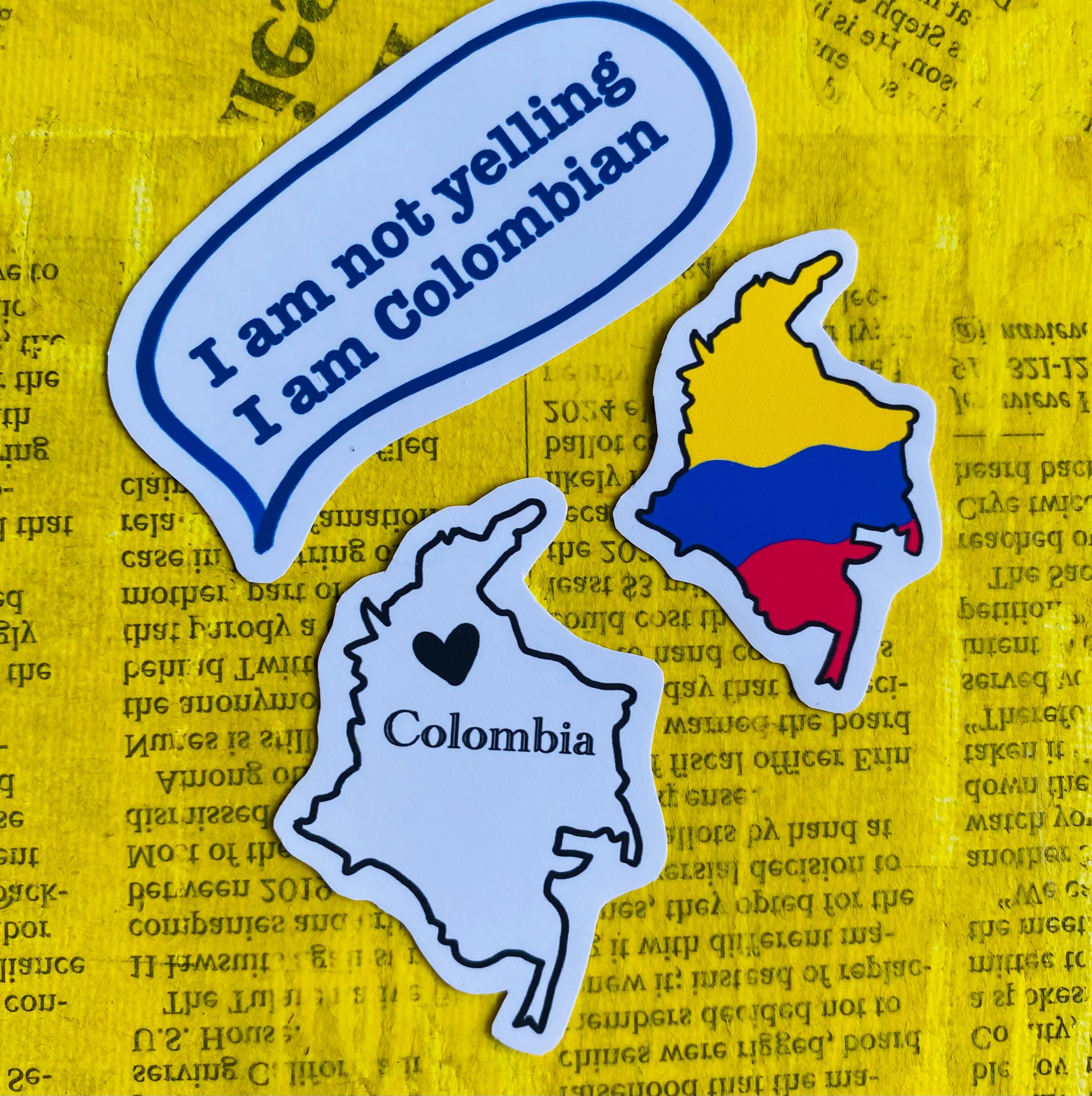 Colombian Sticker Set, Colombian Love, Colombian Pride, Orgullo ...