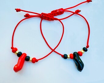 Baby Red String Bracelet: Evil Eye Protection Azabache Charm