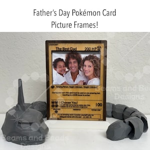 5X7 Poké style Karte Holzbilderrahmen.
