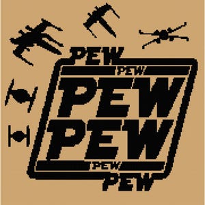 Star Wars Pew Pew Crochet Graphghan Graph