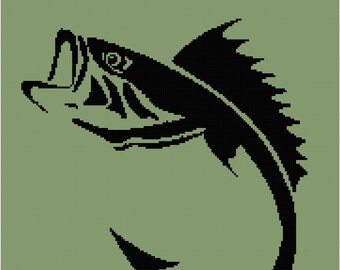 Fish hook Crochet Graphghan Graph