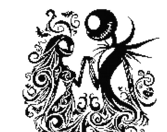 Gráfico de ganchillo de Jack y Sally