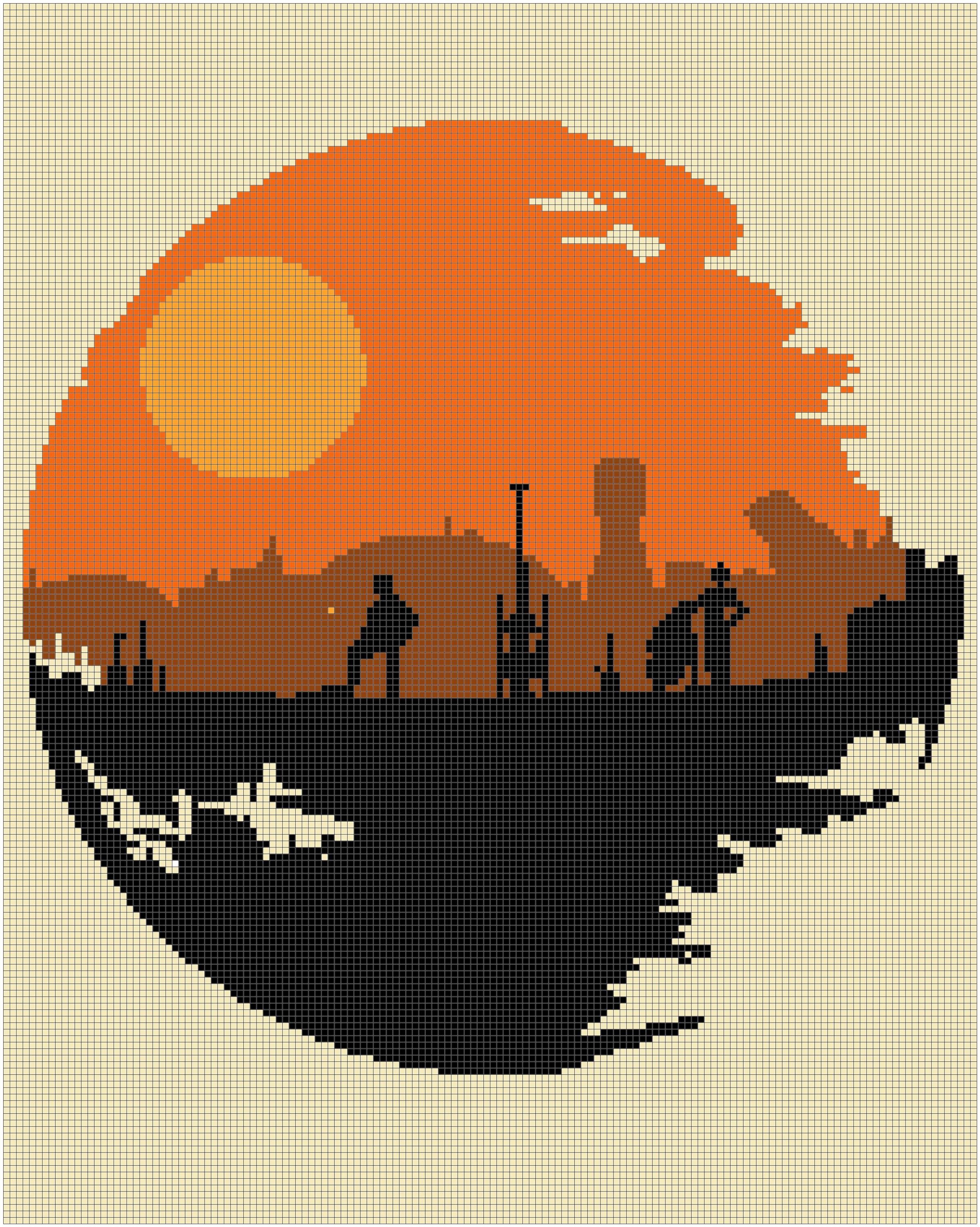 Star Wars Sphere Crochet Graphghan Graph - Etsy