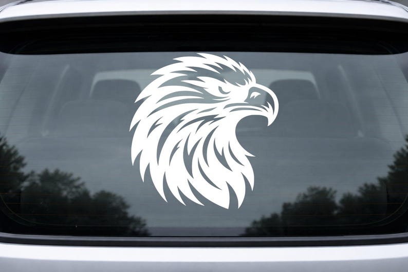 Bald Eagle Head SVG, Patriotic Cut File, American Decal, USA, Laser ...