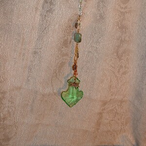 Green Faery Rainbow Dancer Window Hanging Crystal image 2