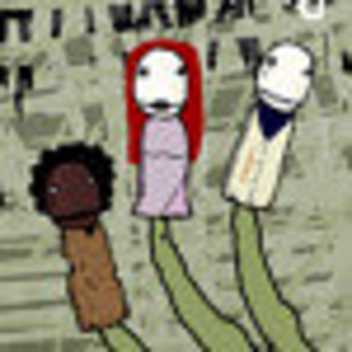 Salad Fingers with 3 finger puppets Etsy