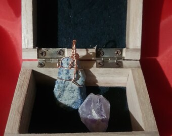 Natural Lapis Lazuli Point Amulet