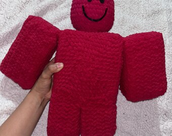 Modello di peluche all'uncinetto ispirato a Roblox: Amigurumi personalizzabile (download PDF)