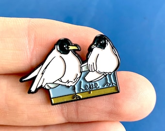 Lepe birds pin.