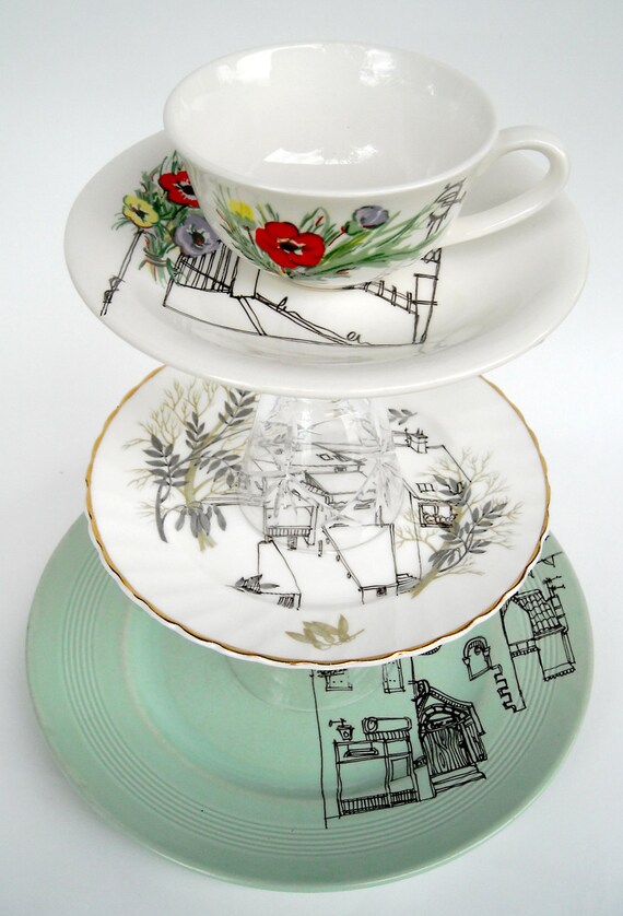 Items similar to French Cake Stand on Etsy