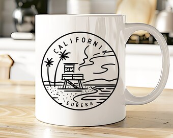 California Mug | CA Coffee Cup | CA State Tea Cup | State Motto Gift | View all our 50 State Mugs