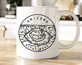 Arizona Mug | AZ Coffee Cup | AZ State Tea Cup | State Motto Gift | View all our 50 State Mugs