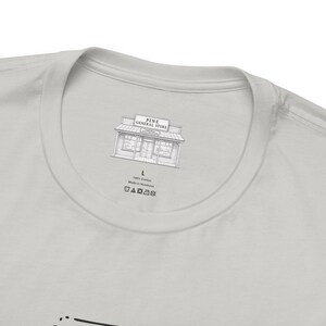 North Carolina Map Floral T-Shirt | Minimalist State Line Drawing Tee image 5