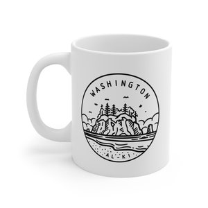 Washington Mug | WA Coffee Cup | WA State Tea Cup | State Motto Gift | View all our 50 State Mugs image 3