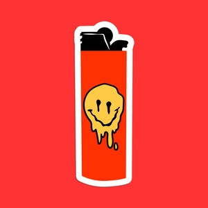 cigarette lighter burn smiley face Smiley Face Lighter