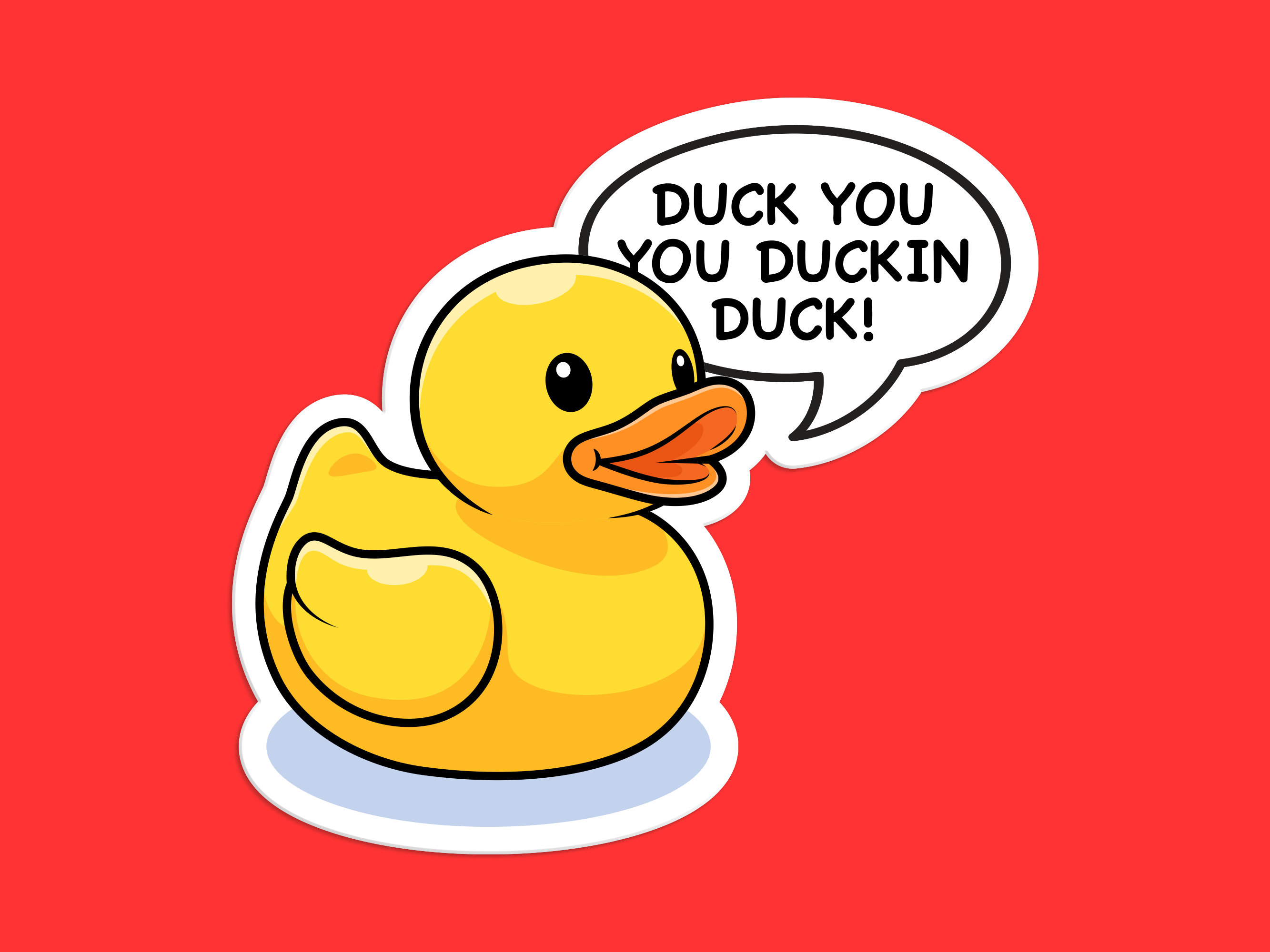 Buy Rubber Duck Decal Online In India India