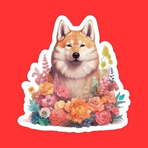 Akita Dog Sticker