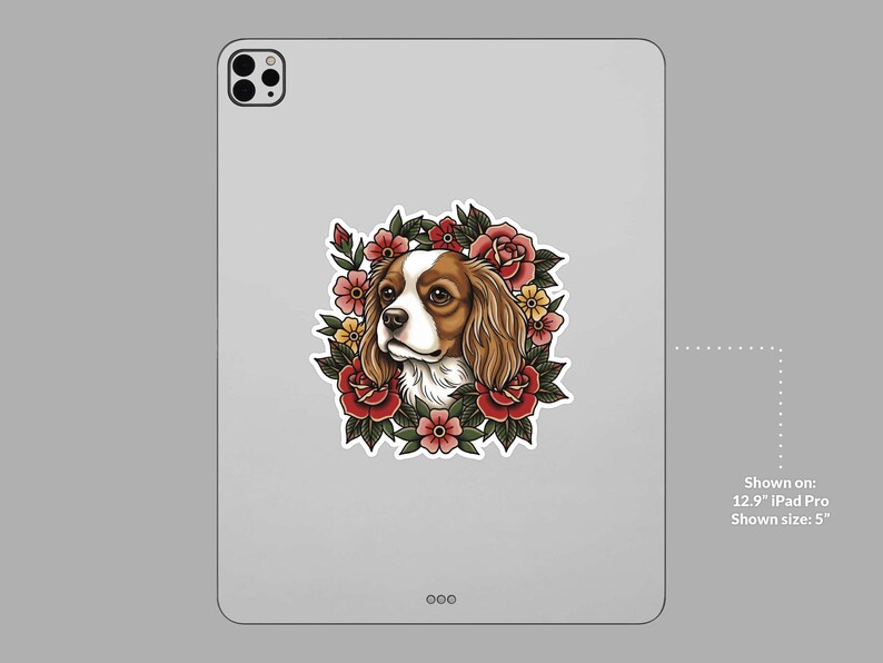 Cavalier King Charles Spaniel Dog Sticker - Etsy