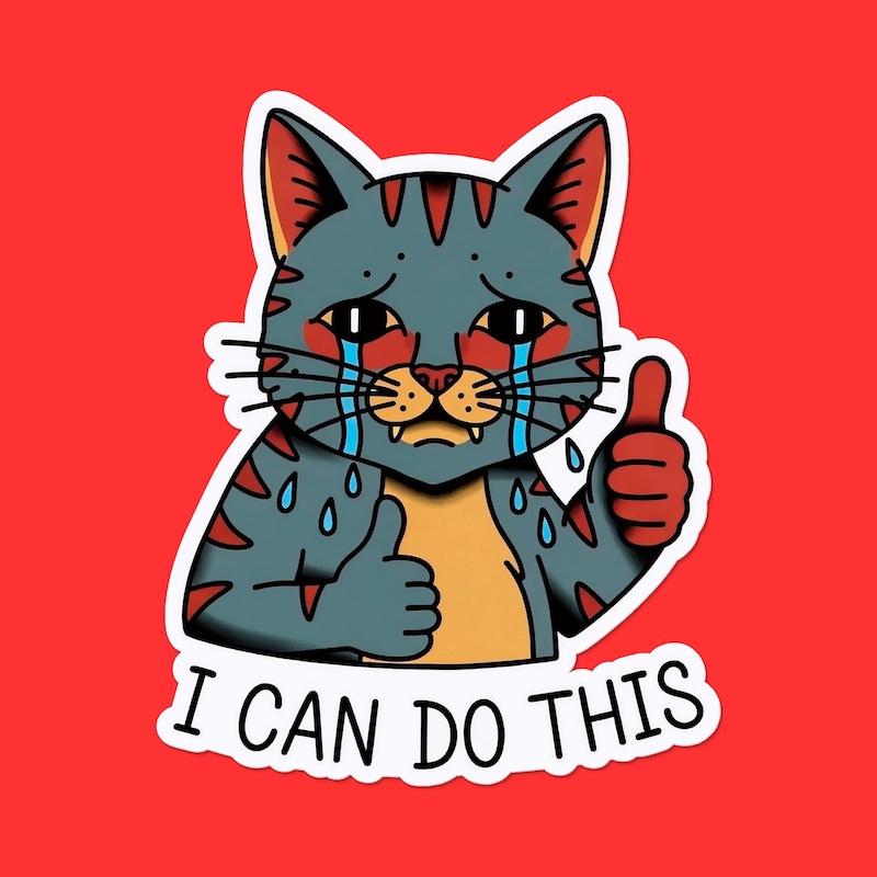 Crying Stickers - Etsy