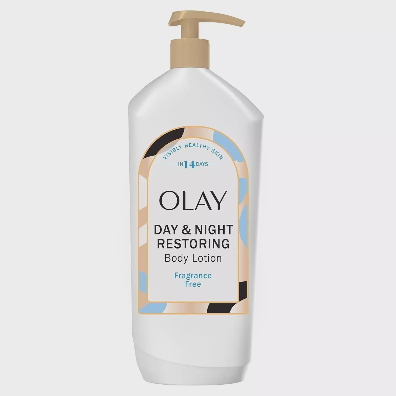 Olay Day & Night Restoring Body Lotion - Fragrance Free! *Gift for her! NEW, unopened