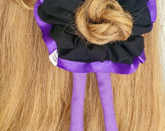 Witch Legs Hair Scrunchie: Repurposed Fabric, Halloween Costume