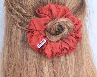 Handmade Floral Scrunchies | Maple Syrup Collection | Eco-Friendly Hair Accessories Beautiful All Year Round