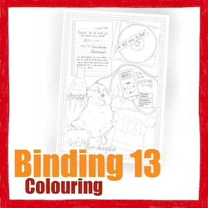 Reliure 13 coloriage imprimable, poster, Johnny Kavanagh, Shannon Lynch, Boys of Tommen, cadeaux, cadeau, coloriage, livre de coloriage