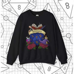 DND Wizard 2.0 sweatshirt, unisex dungeon and dragon sweatshirt, graphic sweatshirt, funny shirt, sweatshirt clothing, dnd gifts