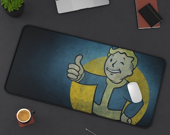 Fallout Desk Mat, funny gaming mouse mat, Keyboard Laptop Gaming Desk Pad,  mousepad large, XXL extended deskpad, desk accessories