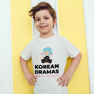 Kpop Shirt – Korean Dramas Are My Therapy, Kpop Graphic Tee, Funny Kpop Shirt, Unisex Concert Shirt, Gift for Her, Kpop Lover Gift