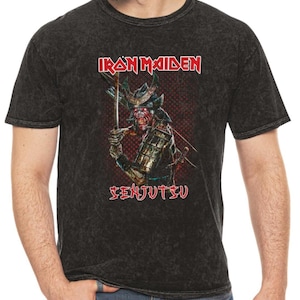 Vintage Iron Maiden T-Shirt: Mineral Wash Cotton Rock Band Tee