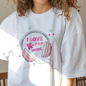Kpop Shirt – Kpop Music Shirt, Kpop Lover Gift, Kpop Graphic Tee, Kpop Apparel, Unisex Shirt – Cute Gift for Her or Kpop Fan