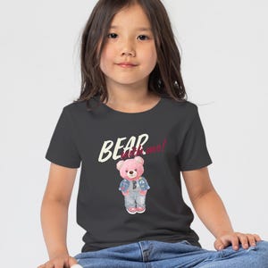 Teddy Bear Shirt – Cute Bear T-Shirt, Funny Bear Shirt, Bear Lover Gift, Cartoon Bear Print Tee, Kawaii Bear Tee, Teddy Bear Clothes