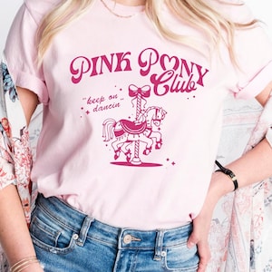 Pink Pony Club Shirt, Midwest Princess Tour, Sapphic Lesbian Pride Music Shirt, Keep On Dancing, WLW Pride Music Tee, Unisex Pop Artist Tee