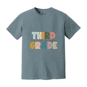 Comfort Colors® Third Grade Teacher Tshirt, 3rd Grade Teacher Shirt, 3rd Grade TShirt, Third Grade TShirt, Elementary School, Teaching Shirt