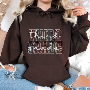 Sudadera con capucha para maestro de tercer grado, camisa para maestro de 3er grado, camisa de 3er grado, camisa de tercer grado, escuela primaria, camisa de enseñanza, sudadera con capucha para maestro
