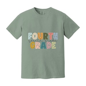 Comfort Colors® Fourth Grade Teacher Tshirt, 4th Grade Teacher Shirt, 4th Grade Tshirt, Fourth Grade Tshirt, Elementary School, Teaching Tee