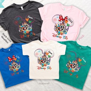 Disney Trip 2025 Family Shirts, Disney 2025 Vacation Tshirt, Disney Matching Shirts, Disney 2025 Trip Your Family Name Shirts, Custom Disney