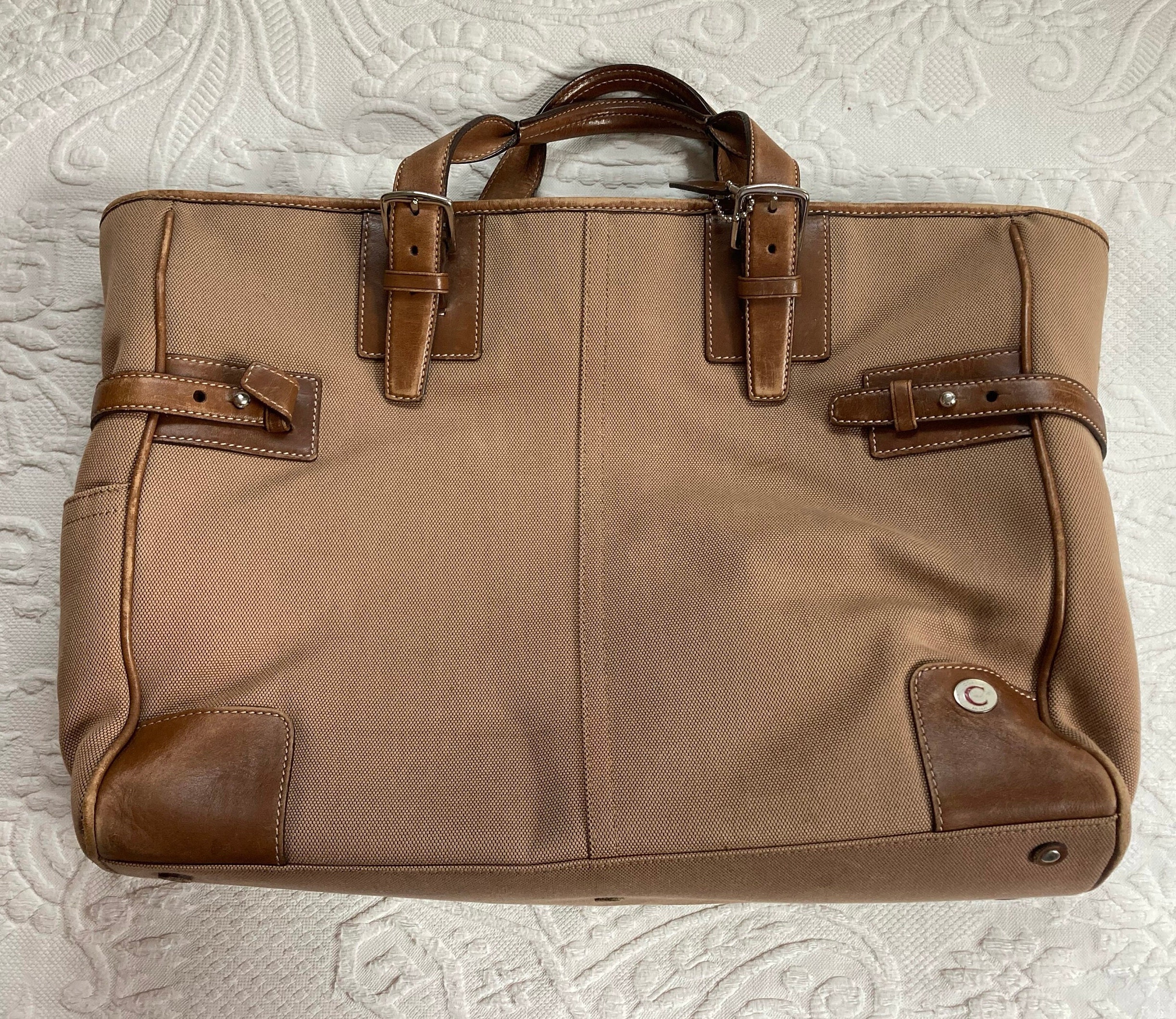 Vintage Coach Bag . Travel Bag . Coach Canvas Bag . Coach - Etsy Canada